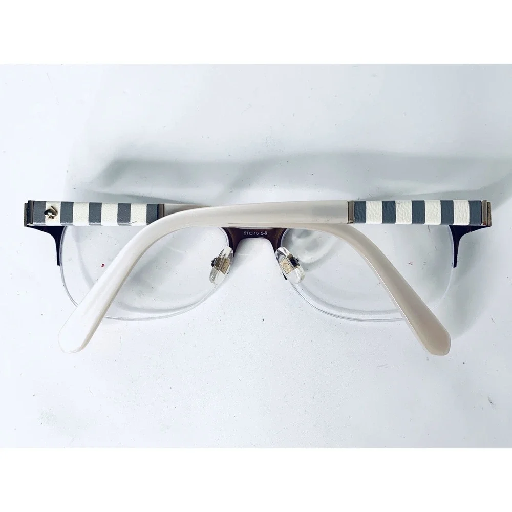 Kate Spade NY Bronze Metal Half Rim Cat Eye Glasses Valary 0W94 135 51 16